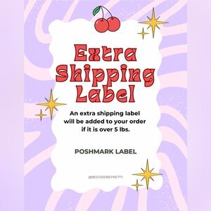 ✨Extra Shipping Label✨